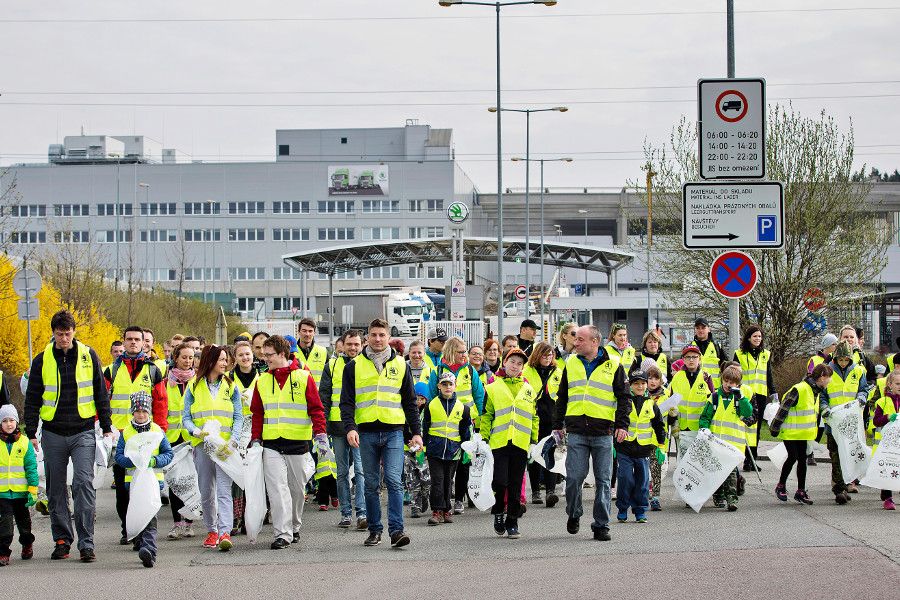 ŠKODA AUTO a akce ,Ukliďme Česko‘