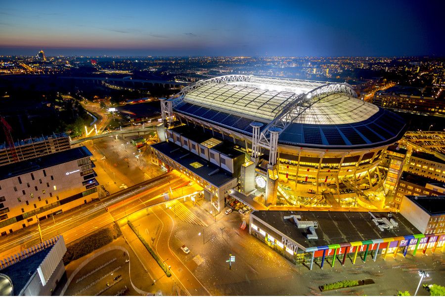 Největší evropský systém úložiště energie dodává elektrickou energii na stadion Johan Cruijff ArenA