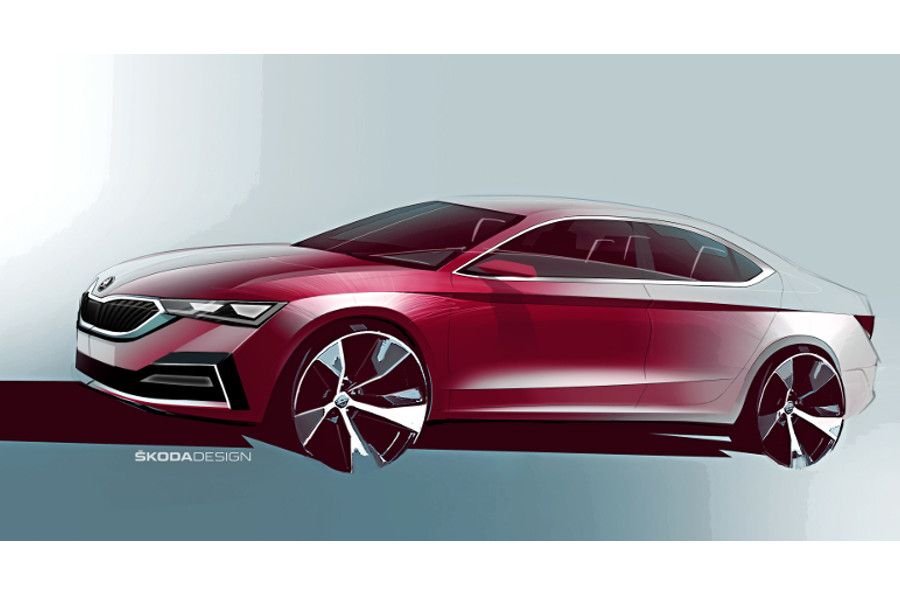 ŠKODA ukázala skici nové Octavie