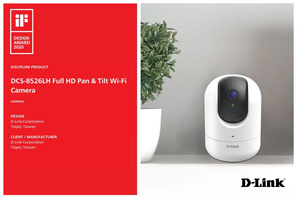Kamera D-Link získala prestižní ocenění iF Design Award 2020