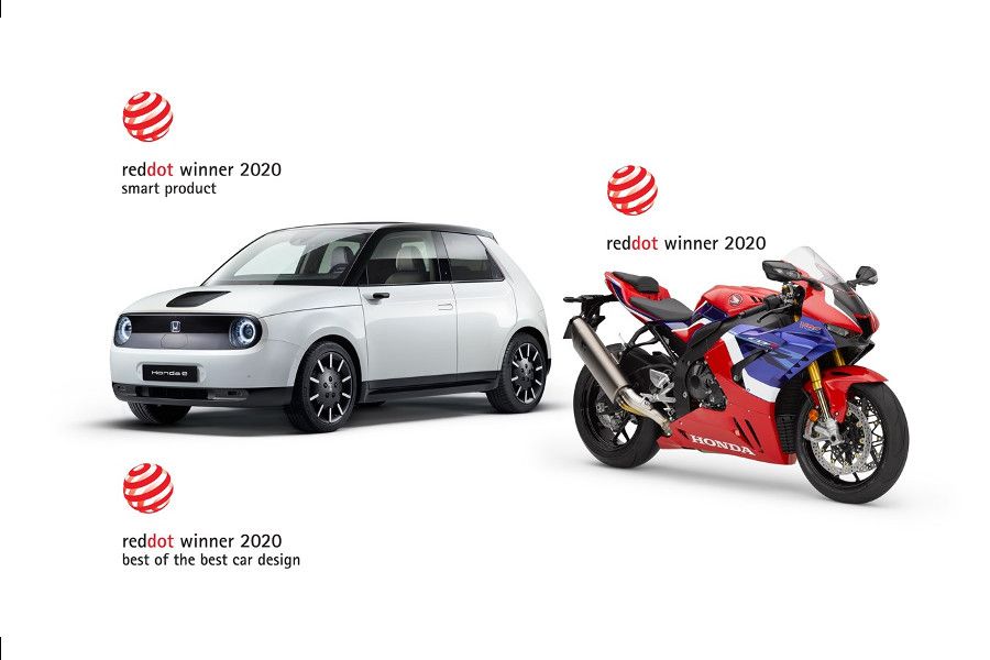 Společnost Honda získala tři ocenění „RED DOT DESIGN“, včetně ceny „Nejlepší z nejlepších“ pro model Honda E