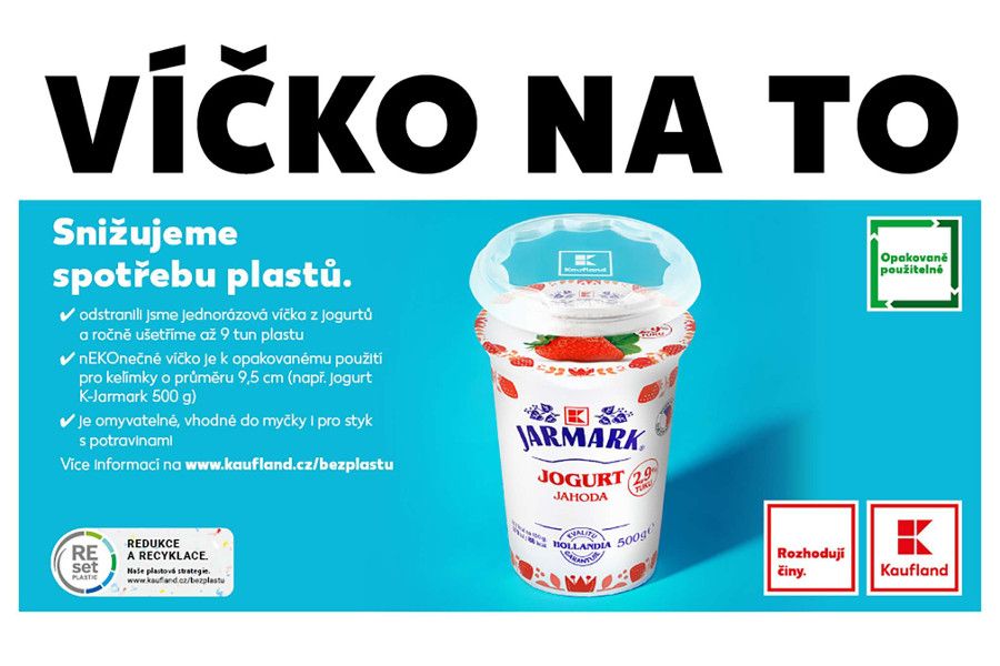 Kaufland: S nEKOnečným víčkem se ušetří 9 tun plastů ročně