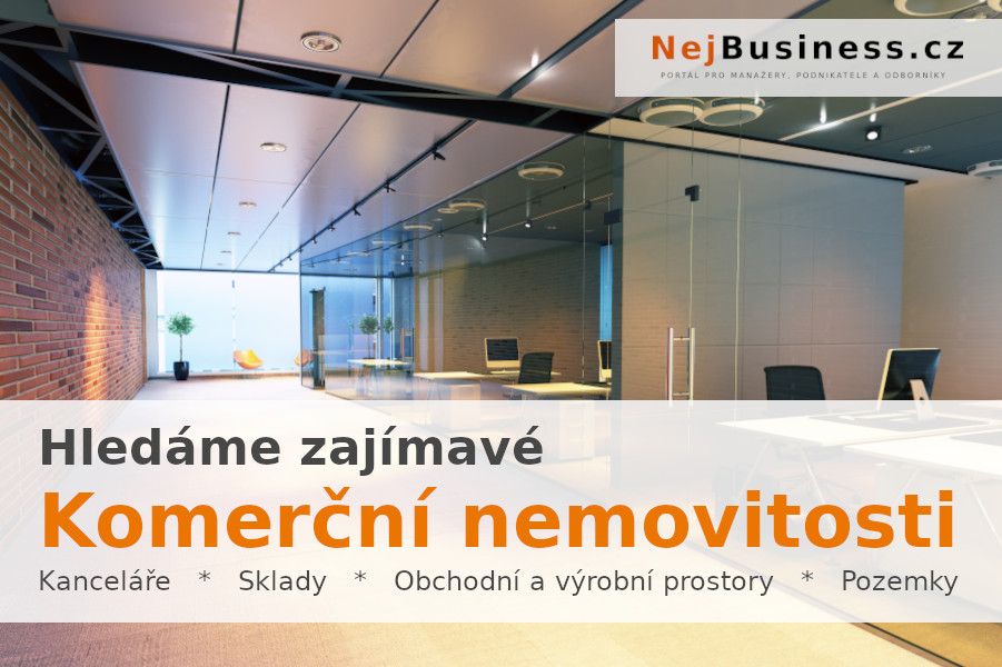Hledáme komerční nemovitosti k prodeji nebo pronájmu