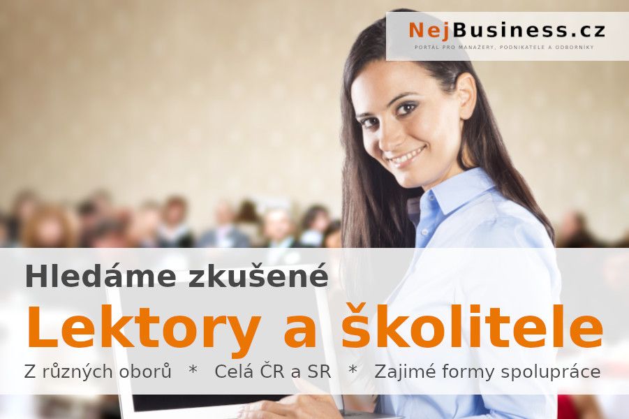 Hledáme lektory a školitele