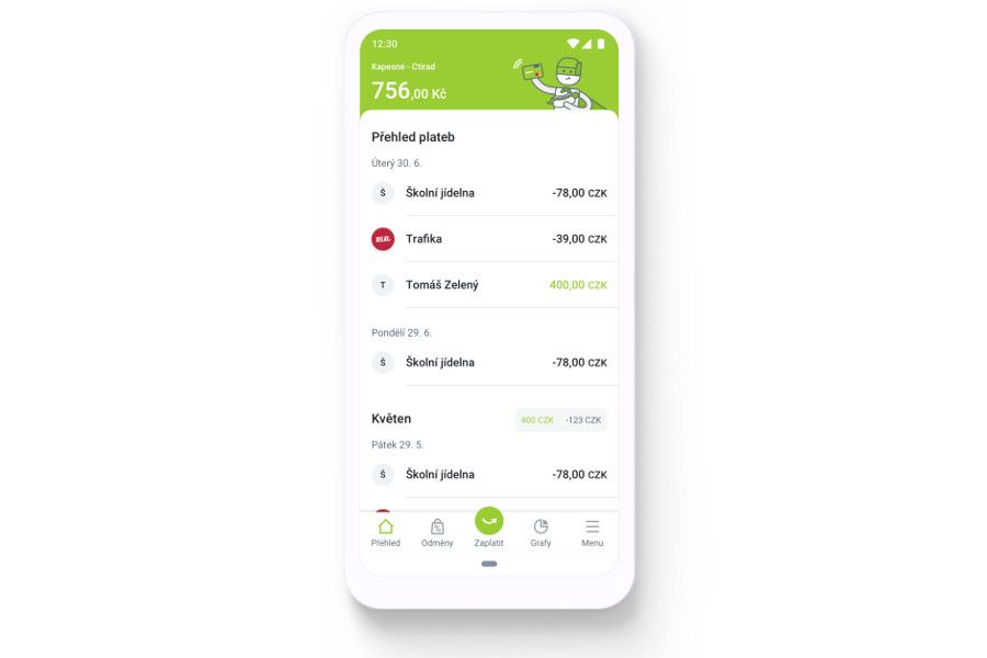 Kapesné na bankovní účet posílá svým dětem až 30 % rodičů