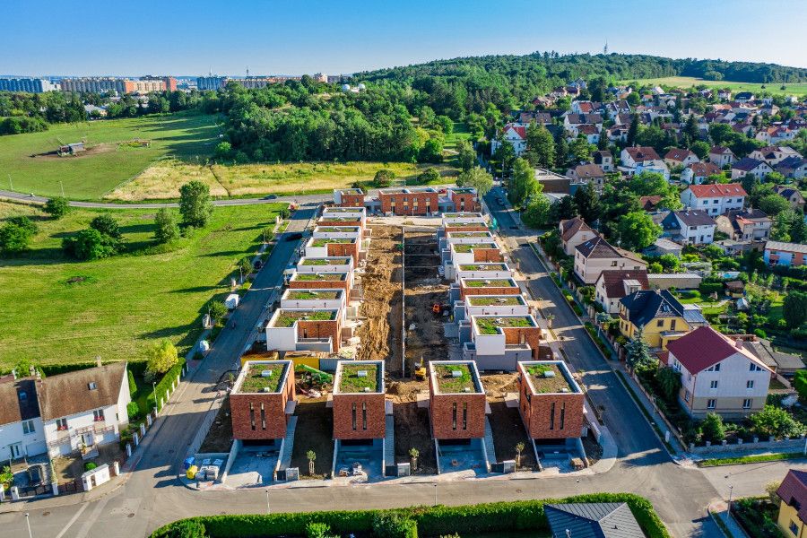 MS-INVEST zkolaudovala Domy Ďáblická hvězdárna. Zbývají poslední volné domy