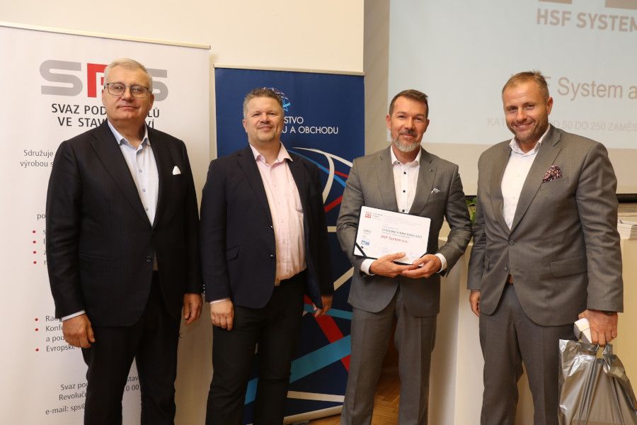 Stavební firmou roku 2021 je společnost HSF System z Ostravy