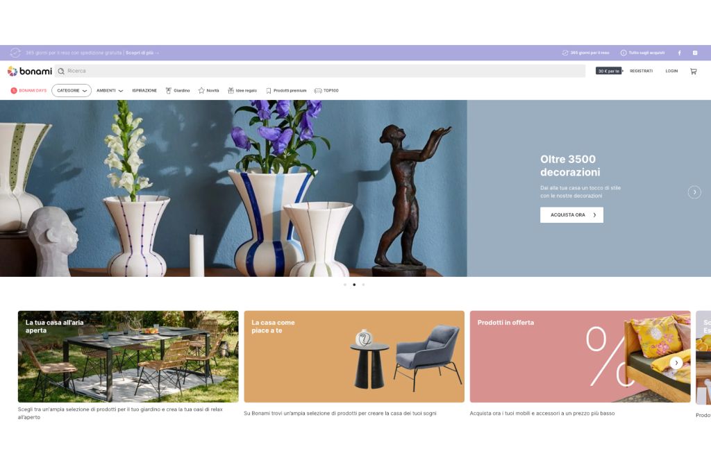 Bonami expanduje do Itálie