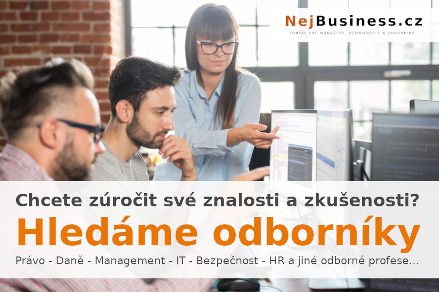 Hledáme odborníky se zkušenostmi